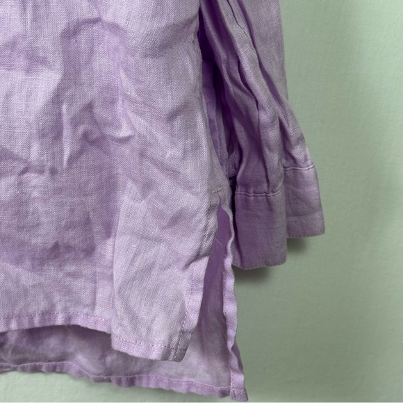 J. Jill lilac Button Down Shirt Women’s Size MP - Picture 5 of 5